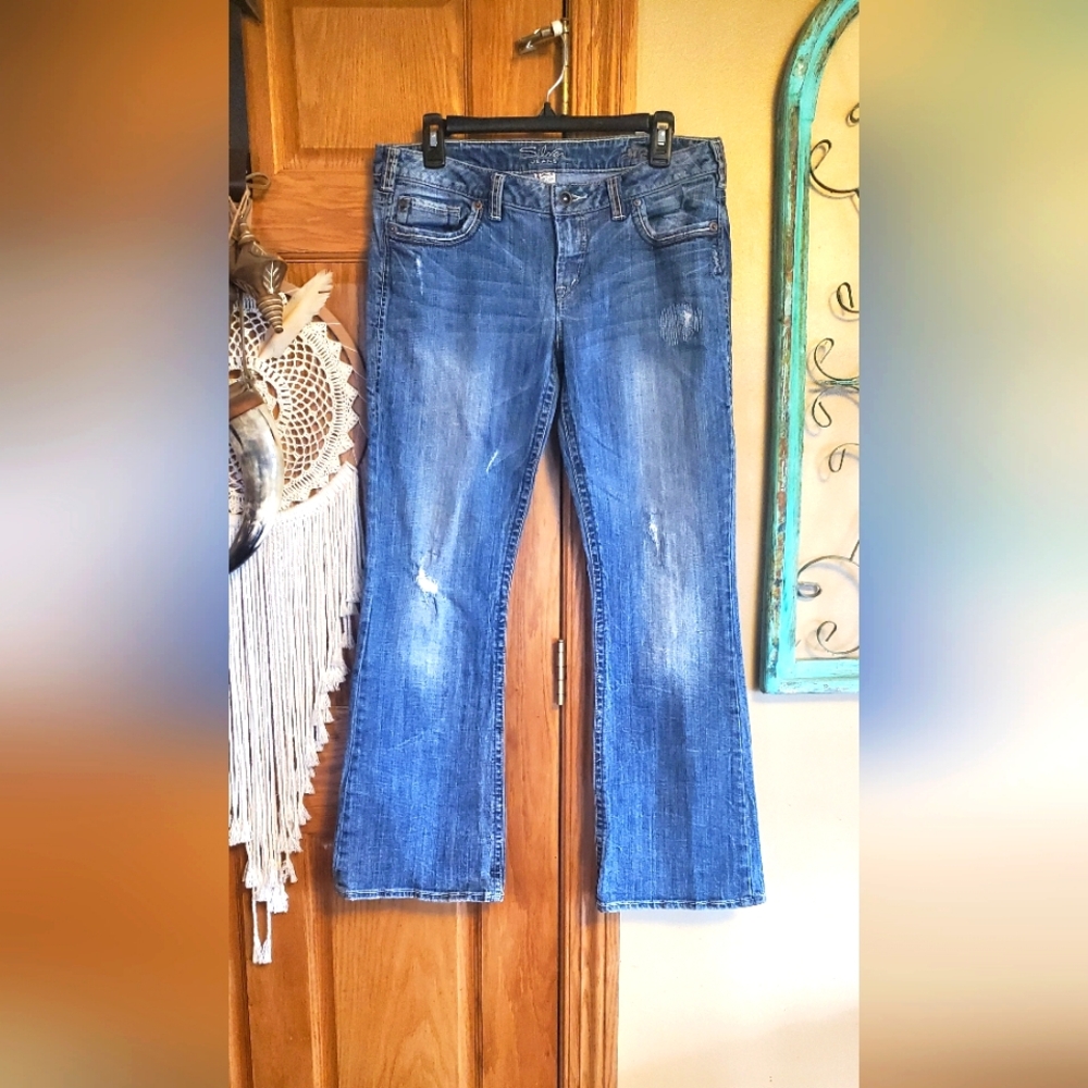 Silver ladies jeans